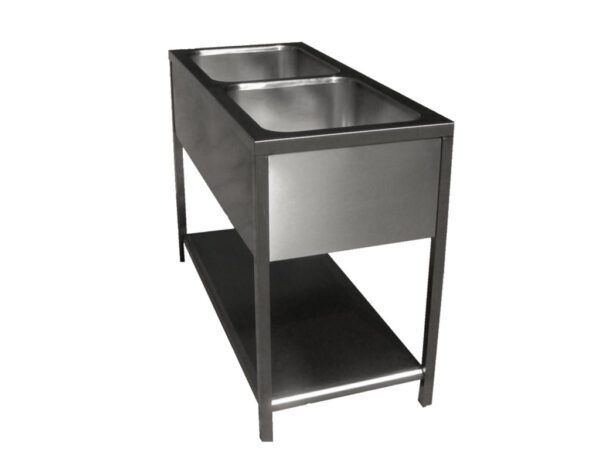 Two compartment sink